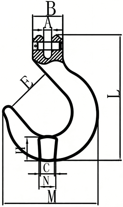 drawing-clgr-grade-80-clevis-foundry-hook-china-supplier drawing-clgr-grade-80-clevis-foundry-hook-china-supplier