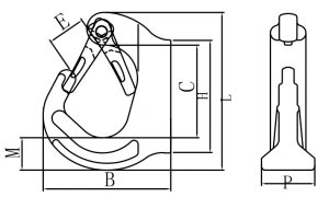 drawing-clgr-of-clgr-weld-on-bucket-hook-china-supplier