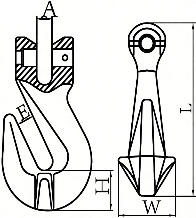 drawing-clgr-grade-80-clevis-shortening-grab-hook-china-supplier