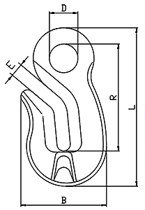 drawing-of-clgr-grade-80-deep-throat-eye-grab-hook-china-supplier