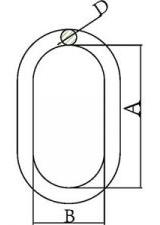 drawing-of-clgr-grade-80-master-link-rings-european-type-bigger-size-china-supplier