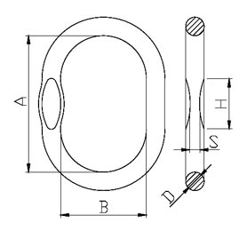 drawing-of-clgr®-grade-100-master-link-large-inside-length-china-supplier