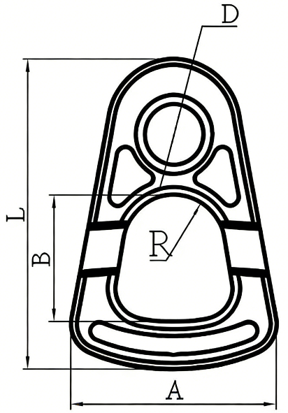 drawing-of-clgr®-grade-80-viking-recessed-link-evr-8t/10t-china-supplier