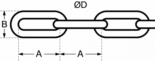 drawing-of-clgr®-din763-stainless-steel-long-link-chain drawing-of-clgr®-din763-stainless-steel-long-link-chain