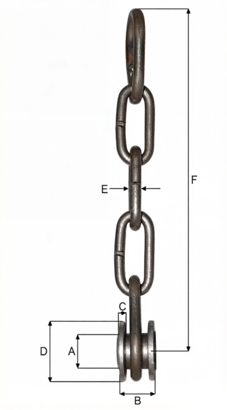 Drawing of CLGR® Wire Toggle for Fish Trawl Foot-rope China Supplier Drawing of CLGR® Wire Toggle for Fish Trawl Foot-rope China Supplier