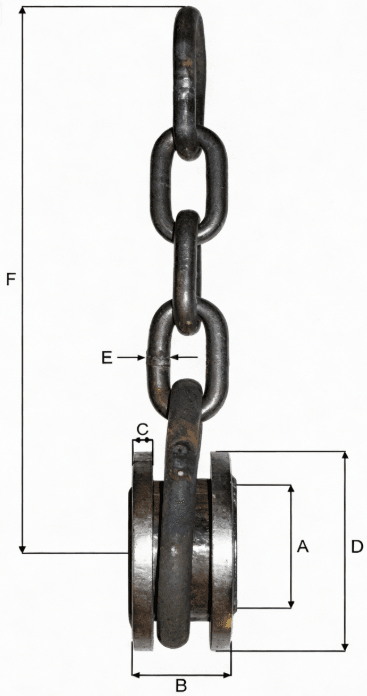 Drawing of CLGR® Chain Toggle Heavy Type Welded Steel China Supplier Drawing of CLGR® Chain Toggle Heavy Type Welded Steel China Supplier