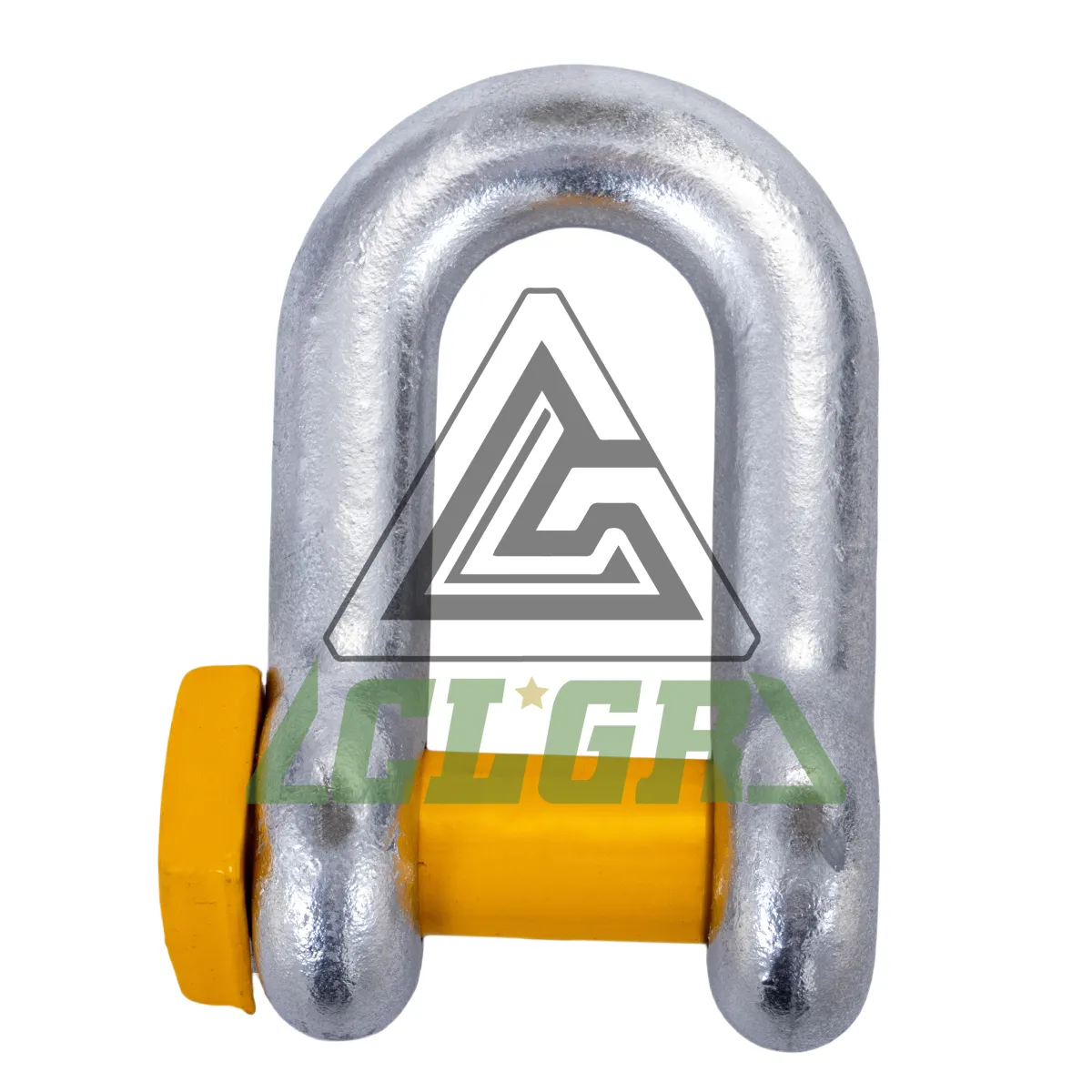 CLGR® High Tensile Chain Shackle Square Head Pin Yellow Pin for Trawling