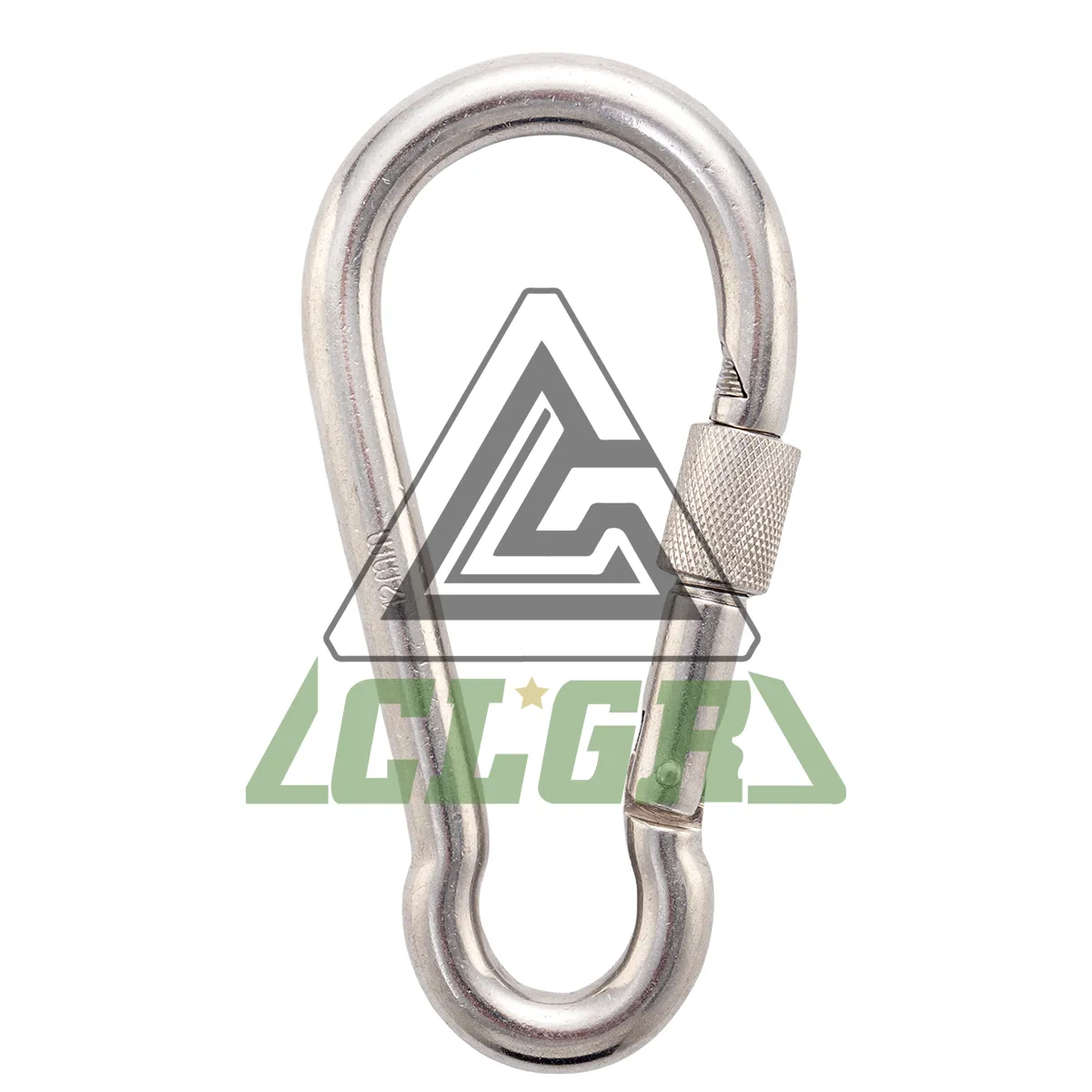 CLGR® Stainless Steel Carabiner Snap Hook with Screw Nut DIN 5299 Form D