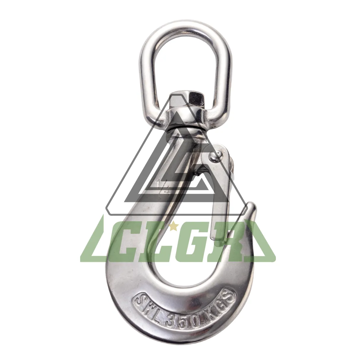 CLGR® Stainless Steel Swivel Eye Hook with Latch