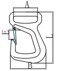 Drawings of CLGR® G80 Eye Webbing Sling Hook China Supplier Drawings of CLGR® G80 Eye Webbing Sling Hook China Supplier