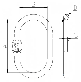 Drawing Grade 100 Forged Alloy Master Link / Ring China Supplier