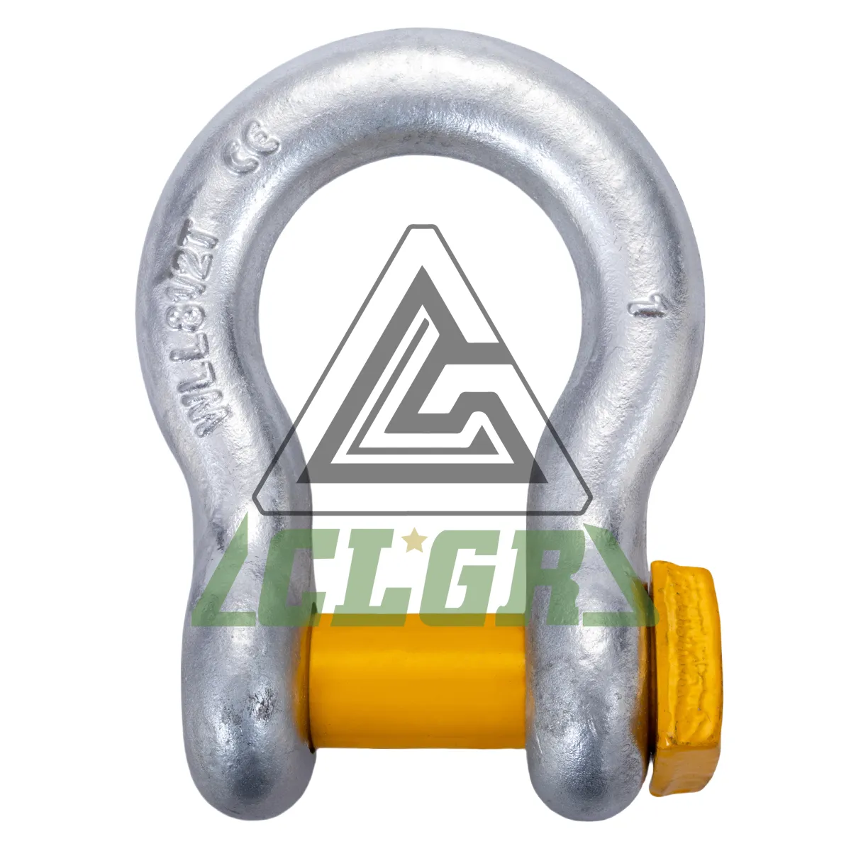 CLGR® High Tensile Bow Shackle Square Head Pin for Lifting & Trawling
