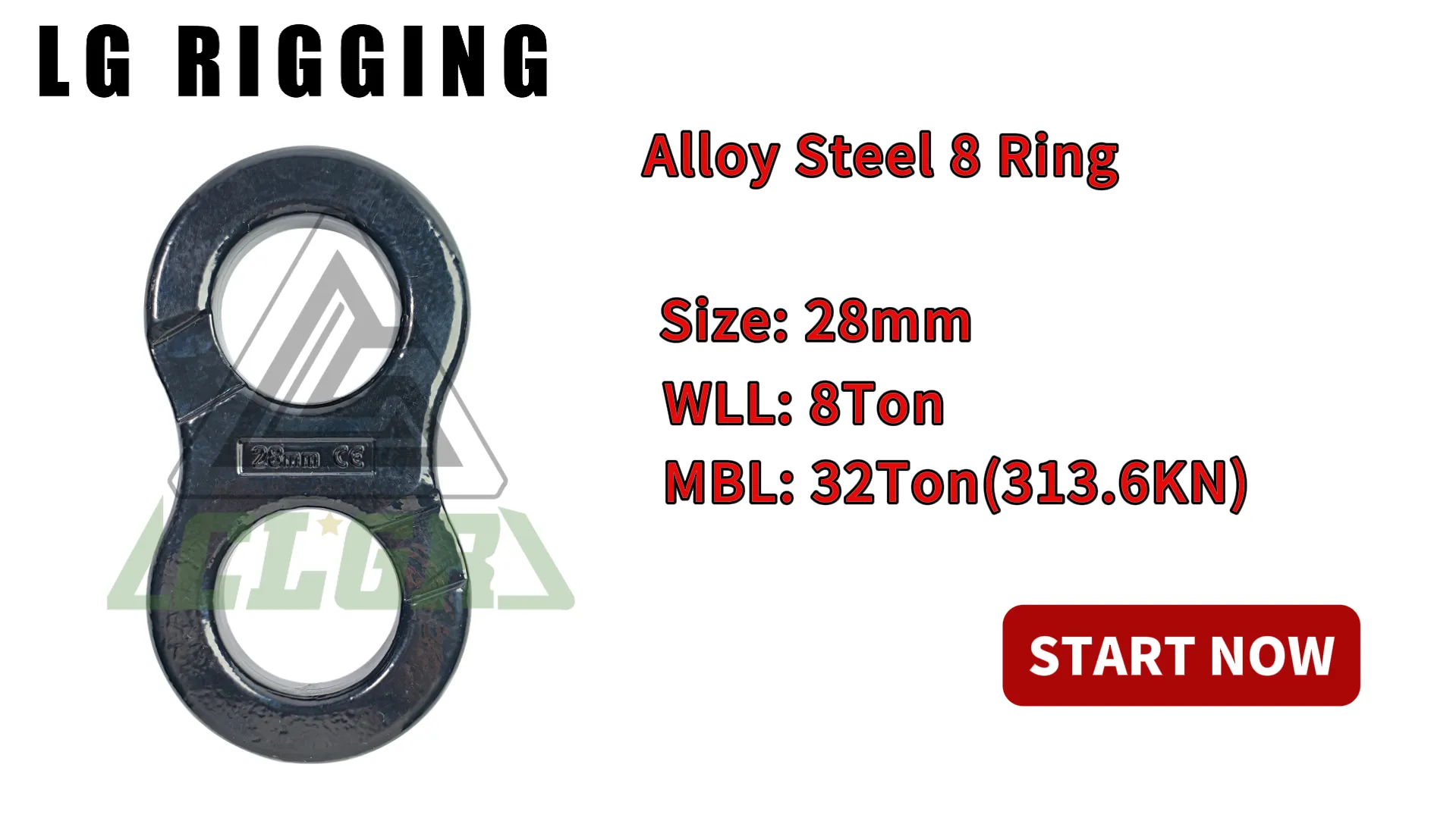 Break Test - 28mm Alloy Steel 8 Ring