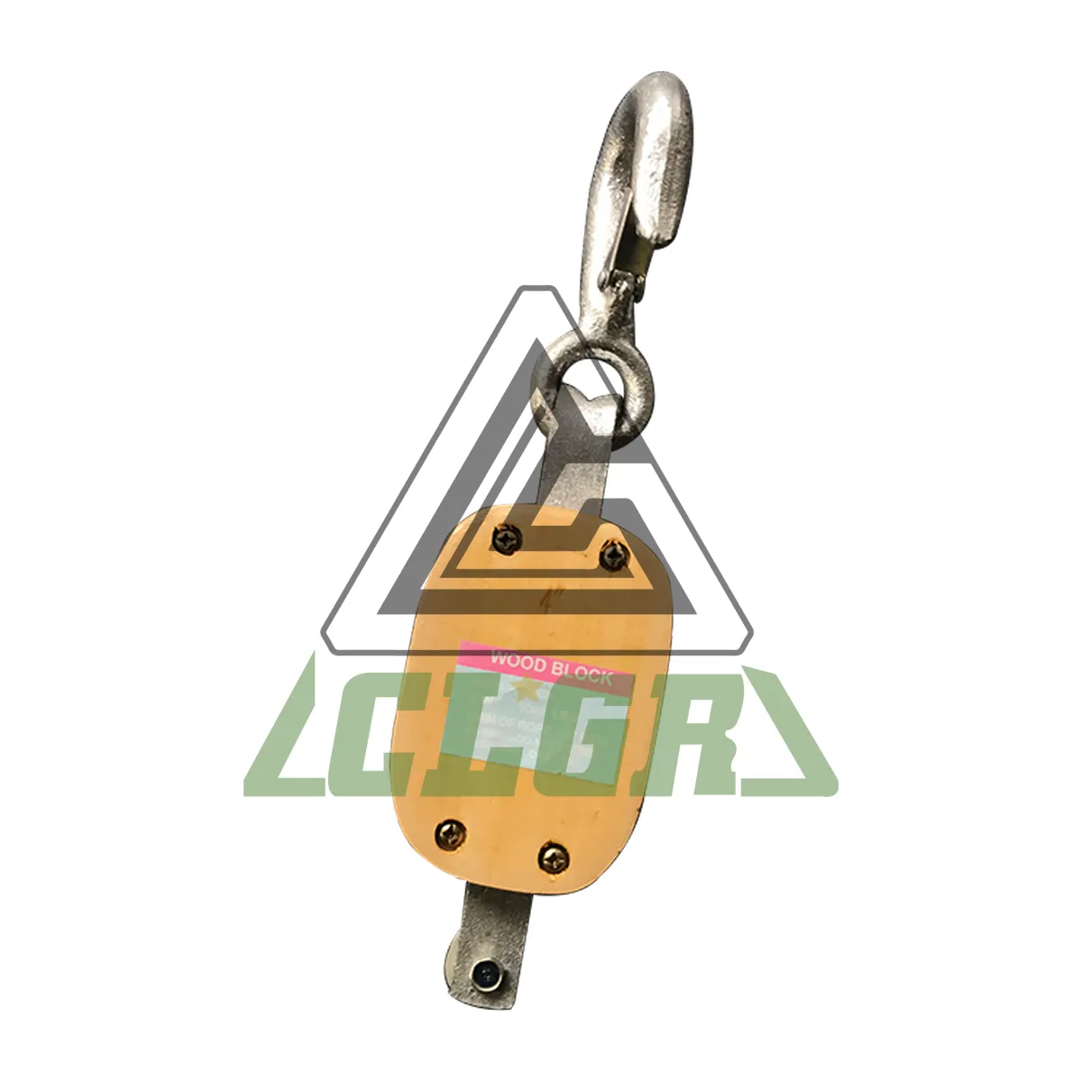 clgr regular wood shell block with hook single sheave china supplier