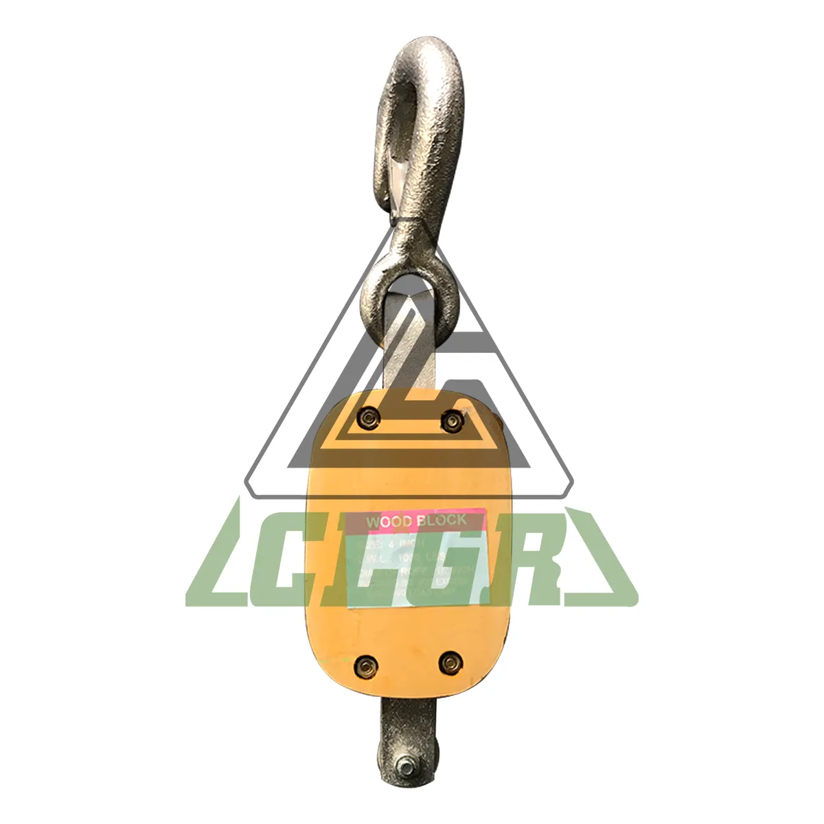 clgr regular wood shell block with hook single sheave china