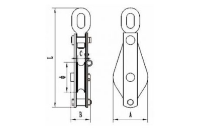 drawing-of-clgr®-open-type-pulley-block-single-sheave-with-eye-7311-china-supplier drawing-of-clgr®-open-type-pulley-block-single-sheave-with-eye-7311-china-supplier