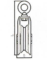 Specification of CLGR® Hay Fork Pulley With Swivel Eye Specification of CLGR® Hay Fork Pulley With Swivel Eye