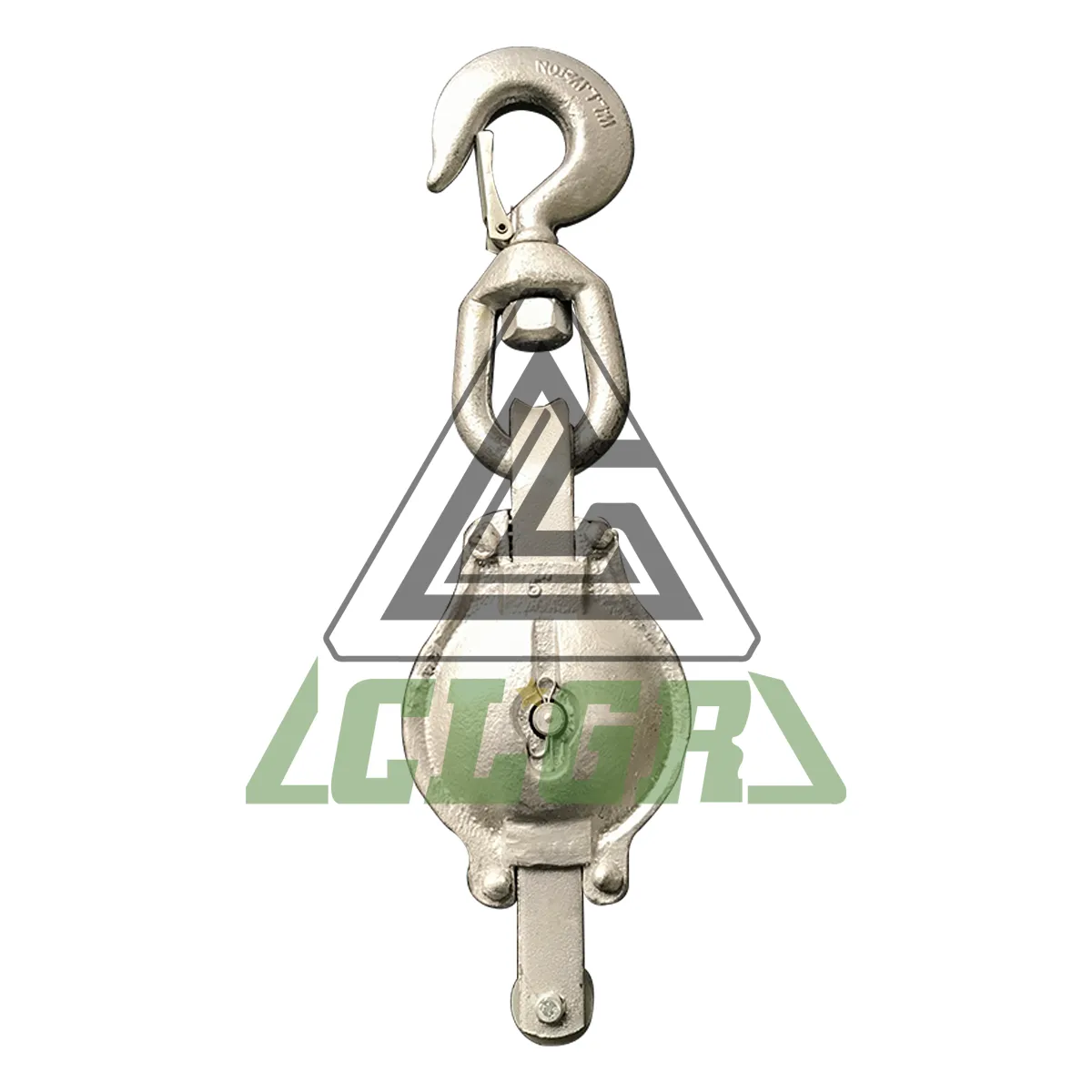 CLGR® Malleable Iron Shell Block Double Sheave With Swivel Hook