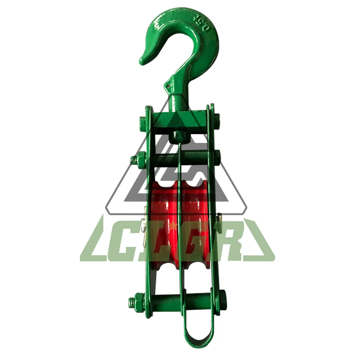CLGR® Snatch Block Pulley with Hook Double Wheel