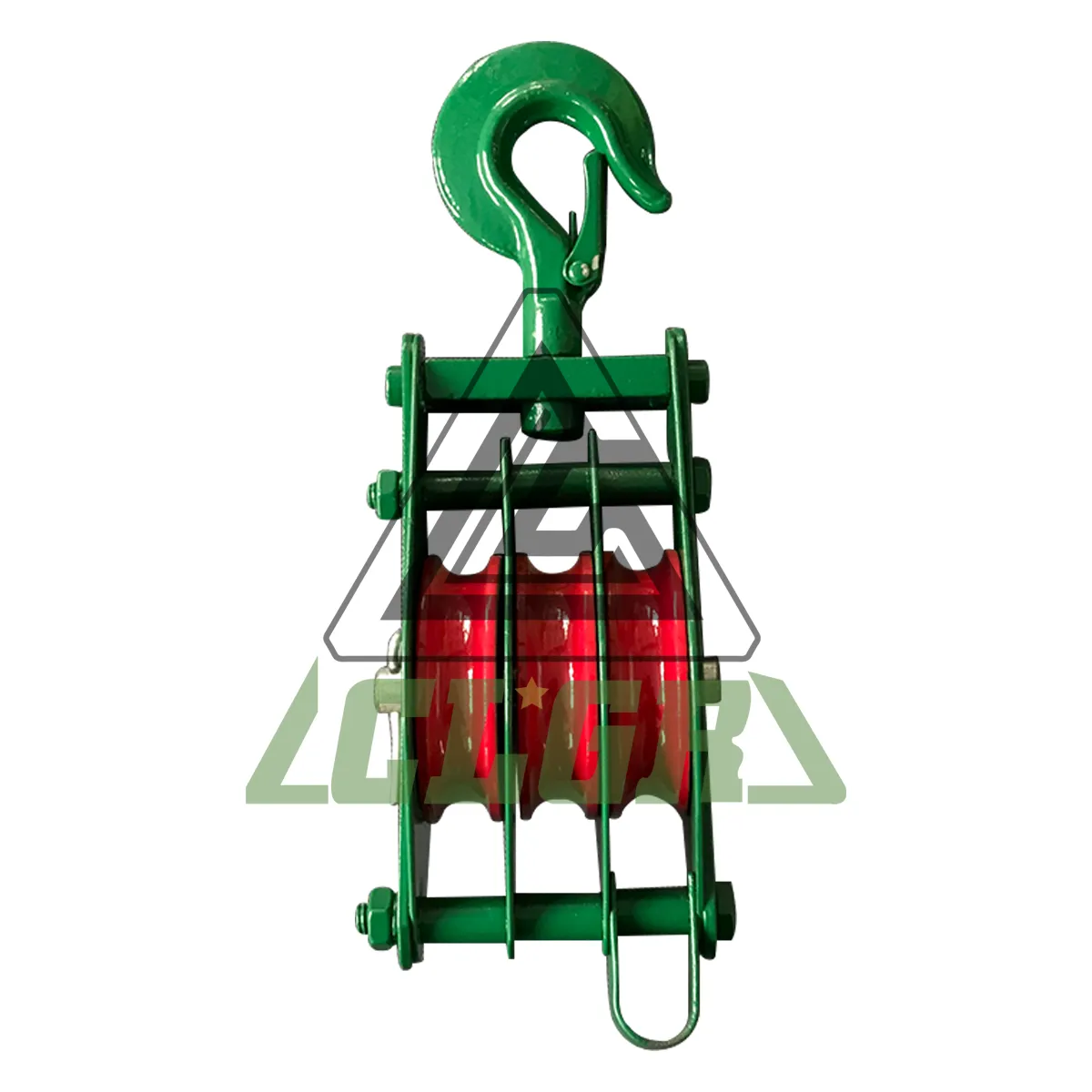 CLGR® Snatch Block Pulley with Hook Triple Wheel