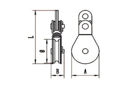 Drawing of CLGR® Swivel Eye Blocks - The China Manufacturer Drawing of CLGR® Swivel Eye Blocks - The China Manufacturer