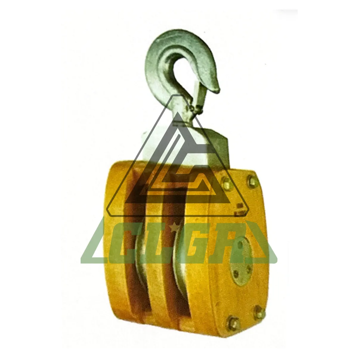 CLGR® JIS Ship Wooden Block Double Sheave With Hook