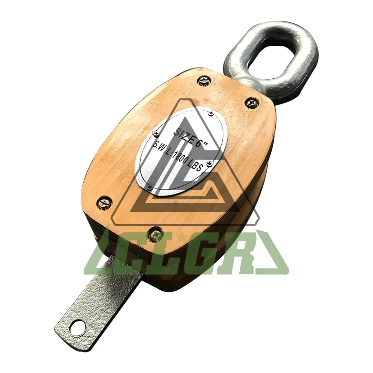 CLGR® JIS Wooden Pulley Block with Eye Single Sheave China Manufacturer