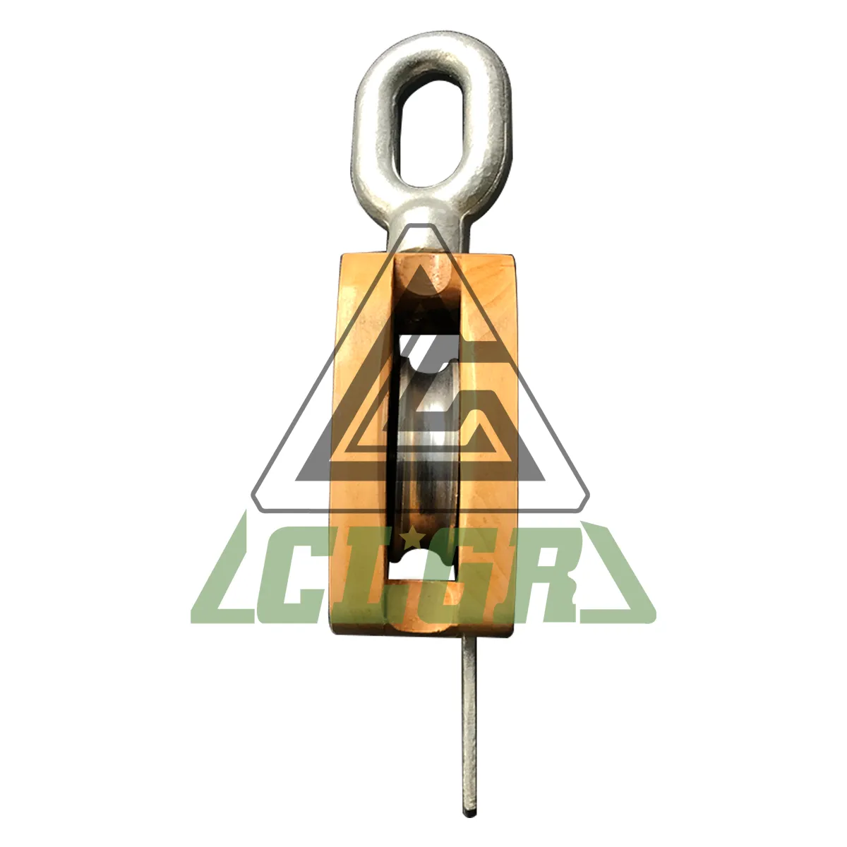 CLGR® JIS Wooden Pulley Block with Eye Single Sheave China Supplier