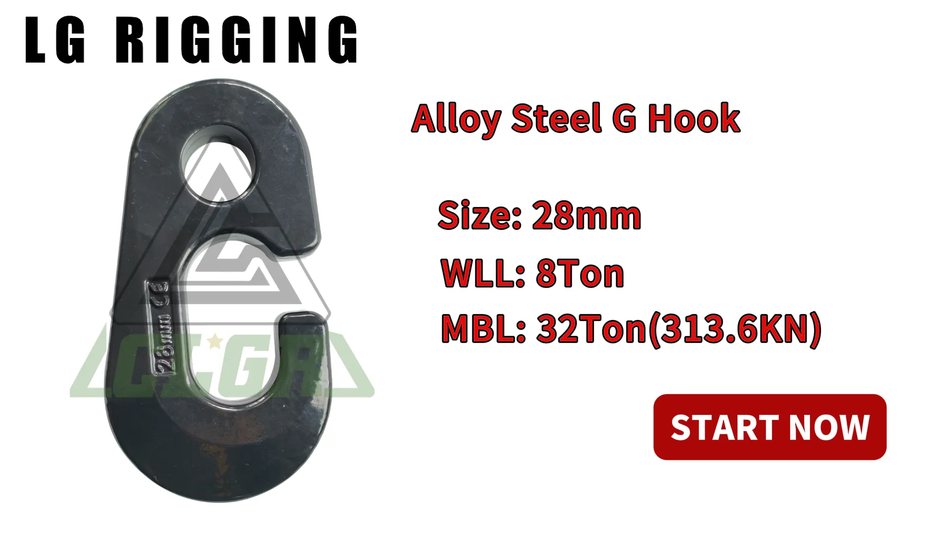 Break Test of 28mm Alloy Steel G Hook