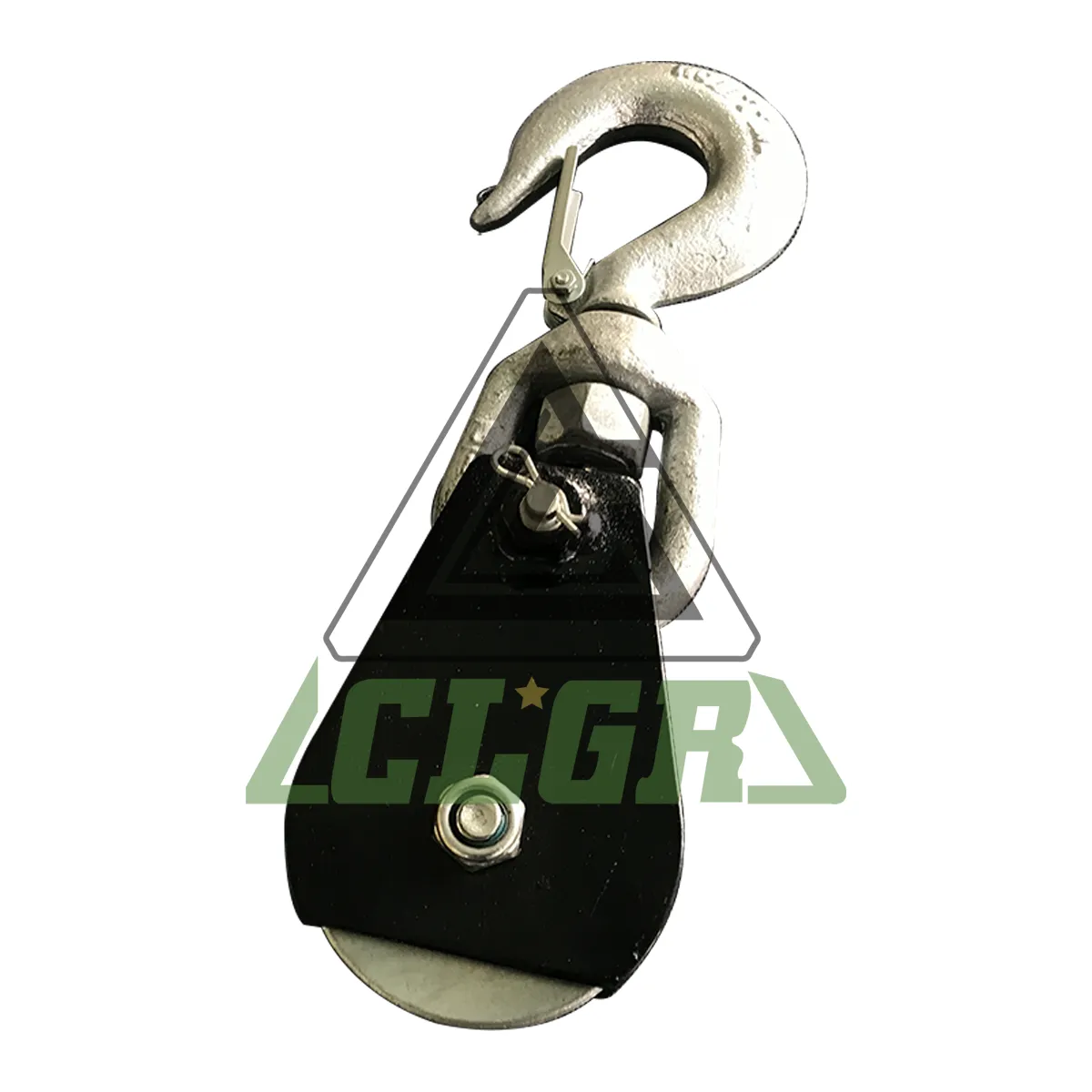 clgr swivel hook snatch block single sheave rope pulley hook