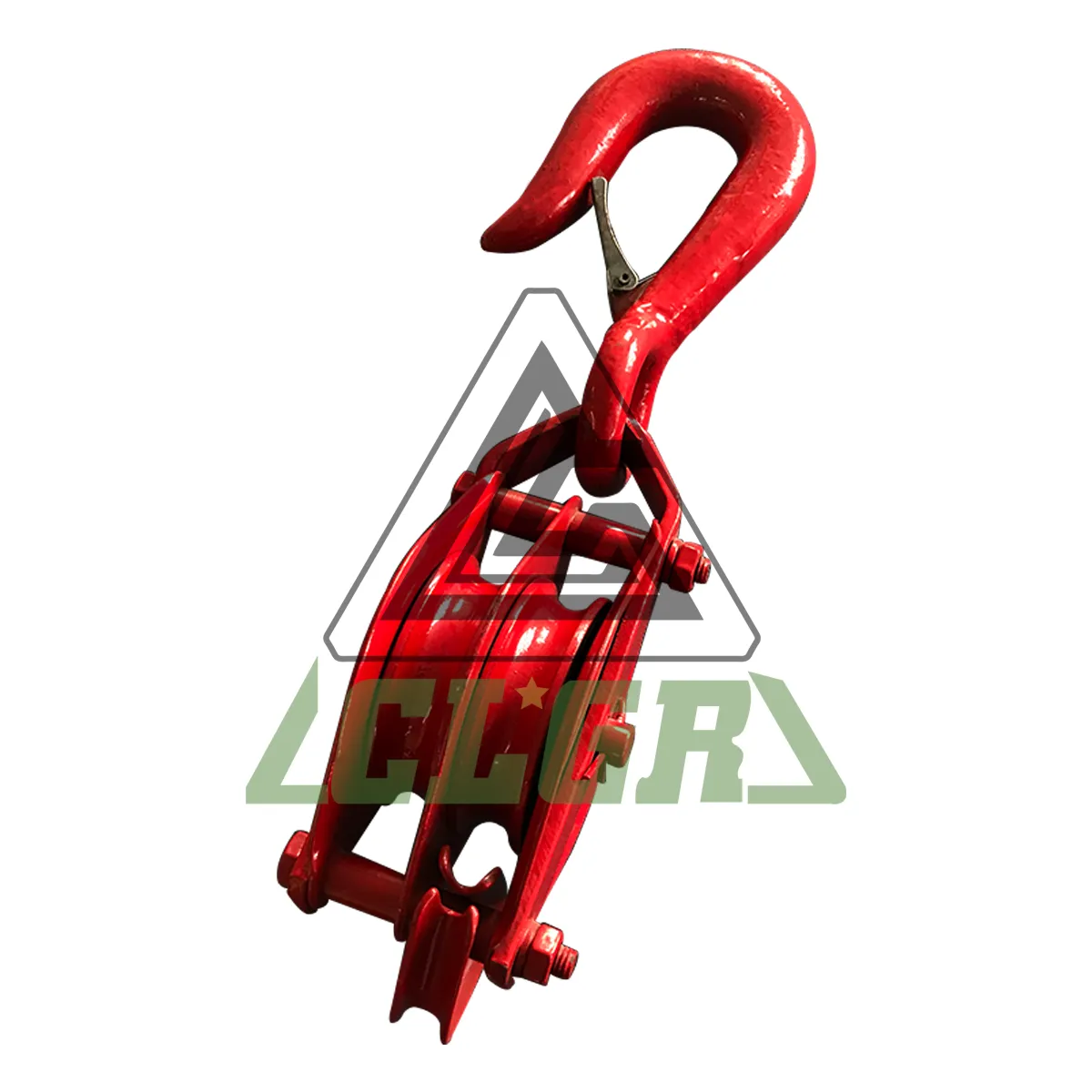CLGR® Red Pulley With Hook Double Wheel China Supplier