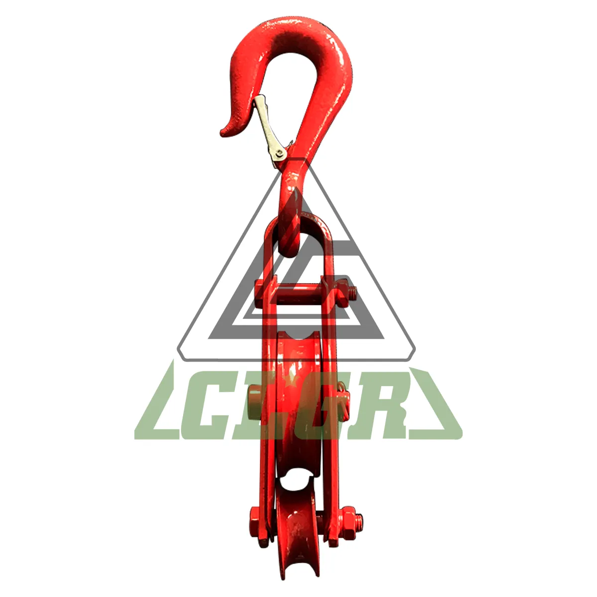 CLGR® Red Pulley With Hook Single Wheel
