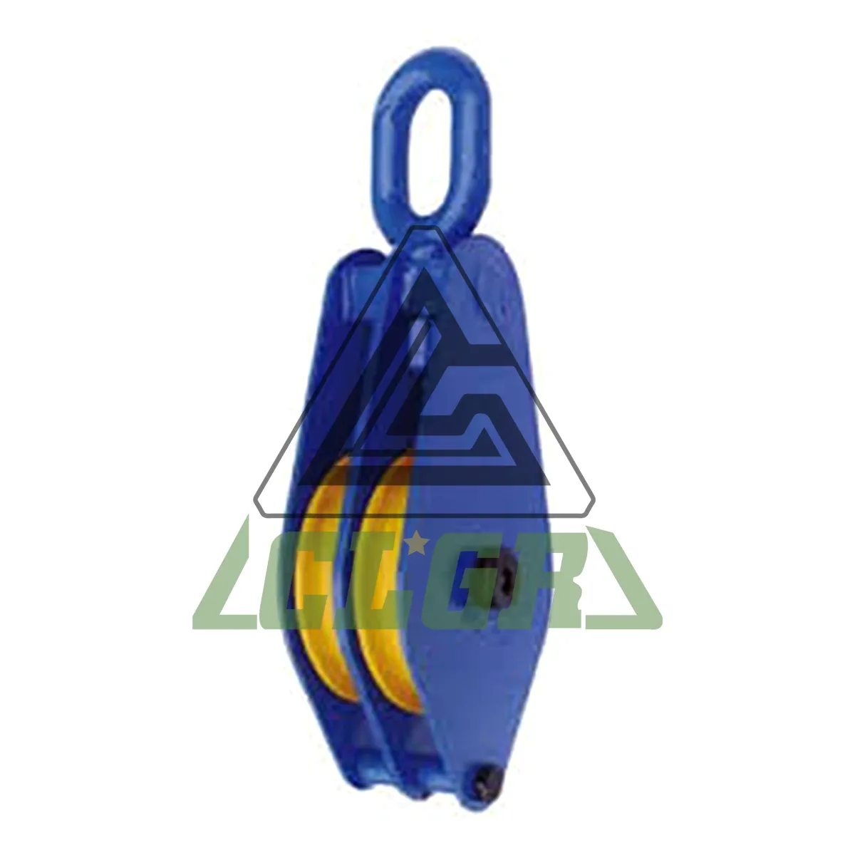 CLGR® Closed Type Pulley Double Sheave With Eye Blue