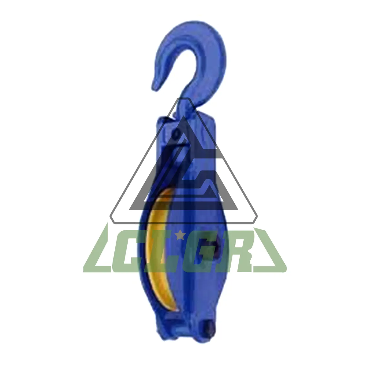 CLGR® Closed Type Pulley Single Sheave With Hook Blue