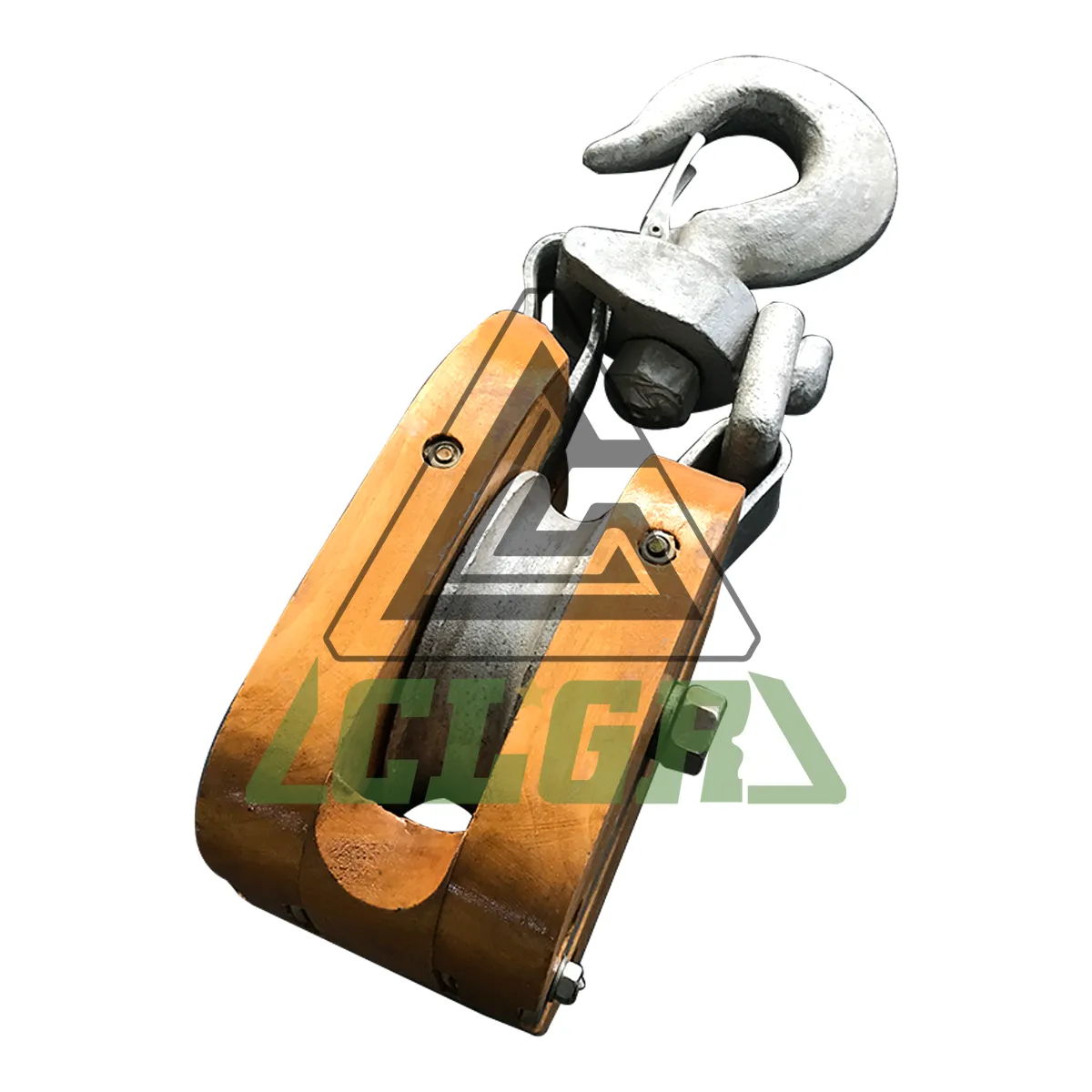 clgr wooden snatch block with hook wsbh type china supplier