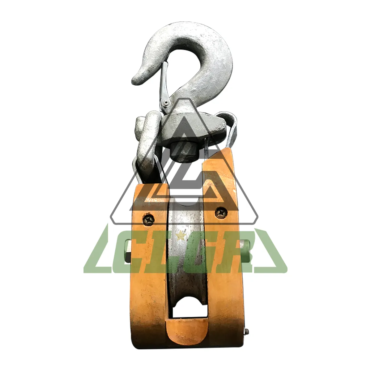 CLGR® Wooden Snatch Block with Hook WSBH Type