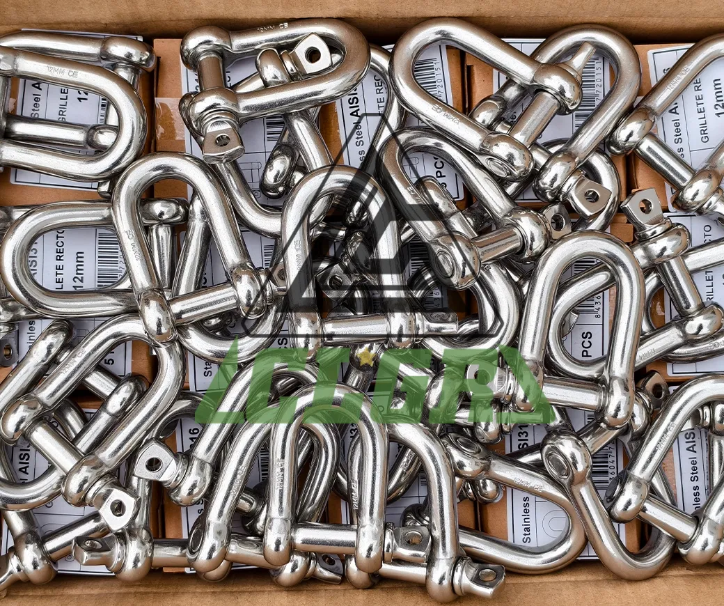 12mm stainless steel 316 chain shackle european type for connecting