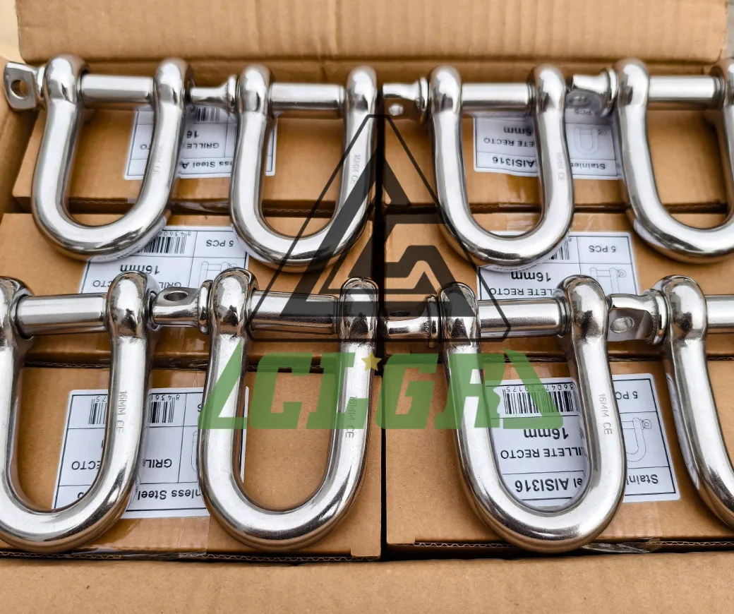 16mm stainless steel chain shackle european type for connecting