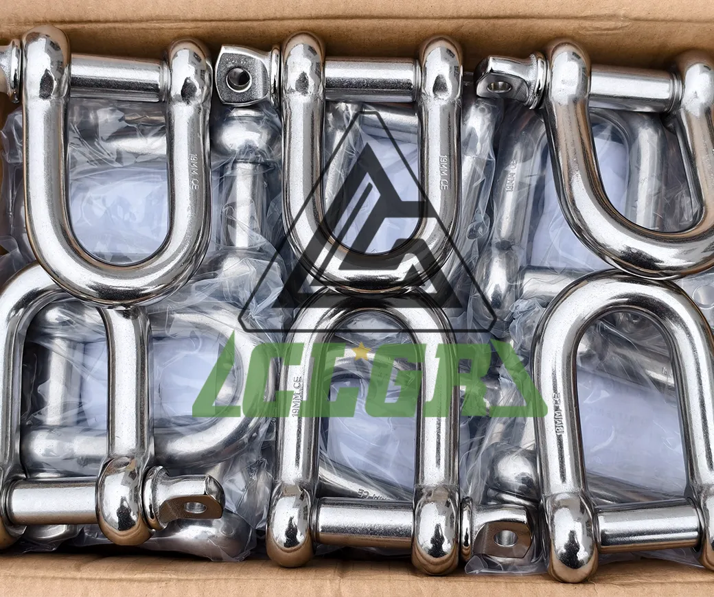 19mm stainless steel chain shackle european type for trawling