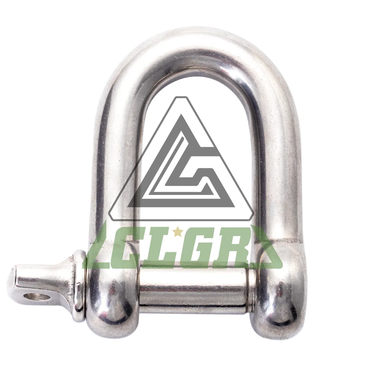 CLGR® Stainless Steel D Shackle Screw Pin European Type for Trawling