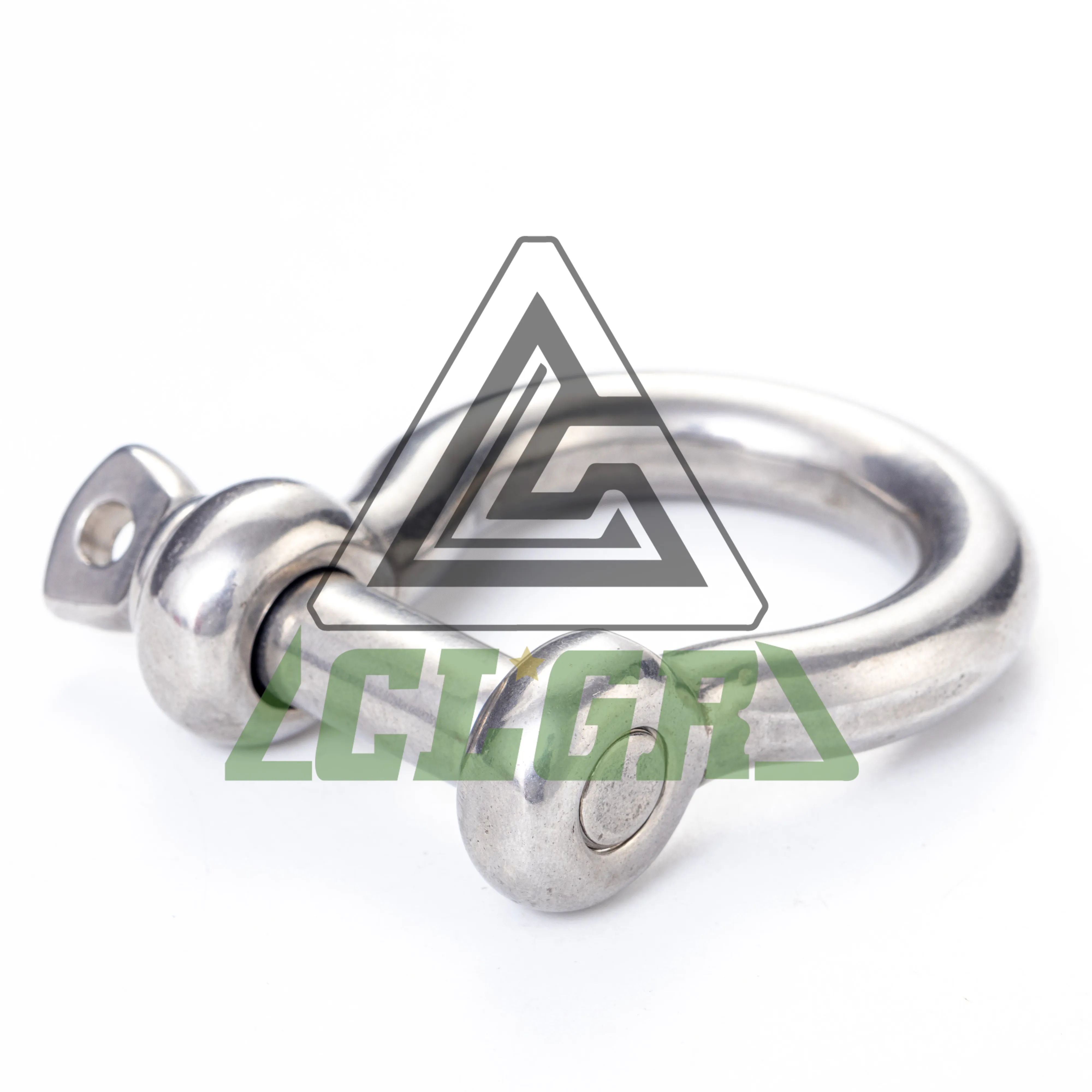 stainless steel bow shackle screw pin european type angle 02