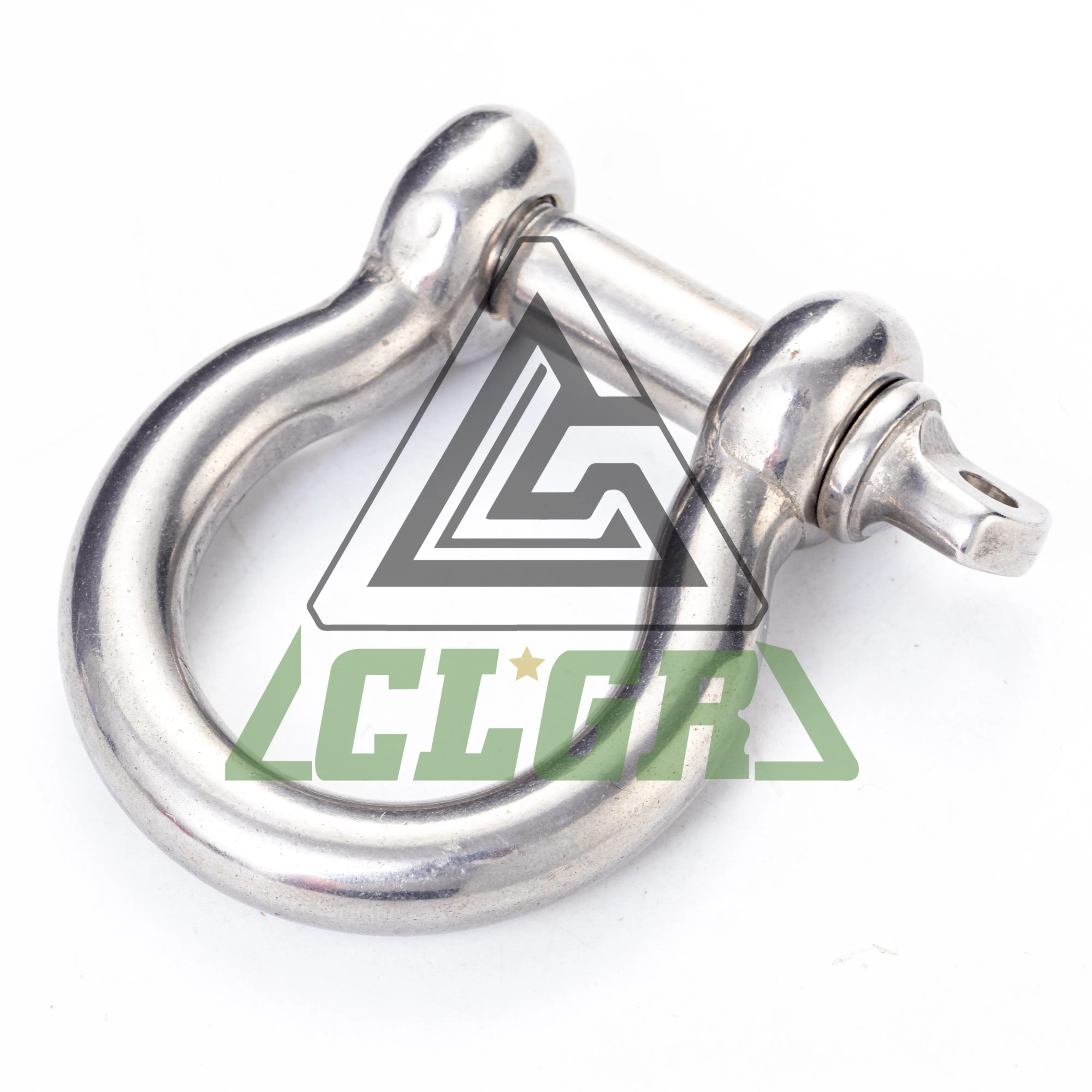 stainless steel bow shackle screw pin european type angle 03