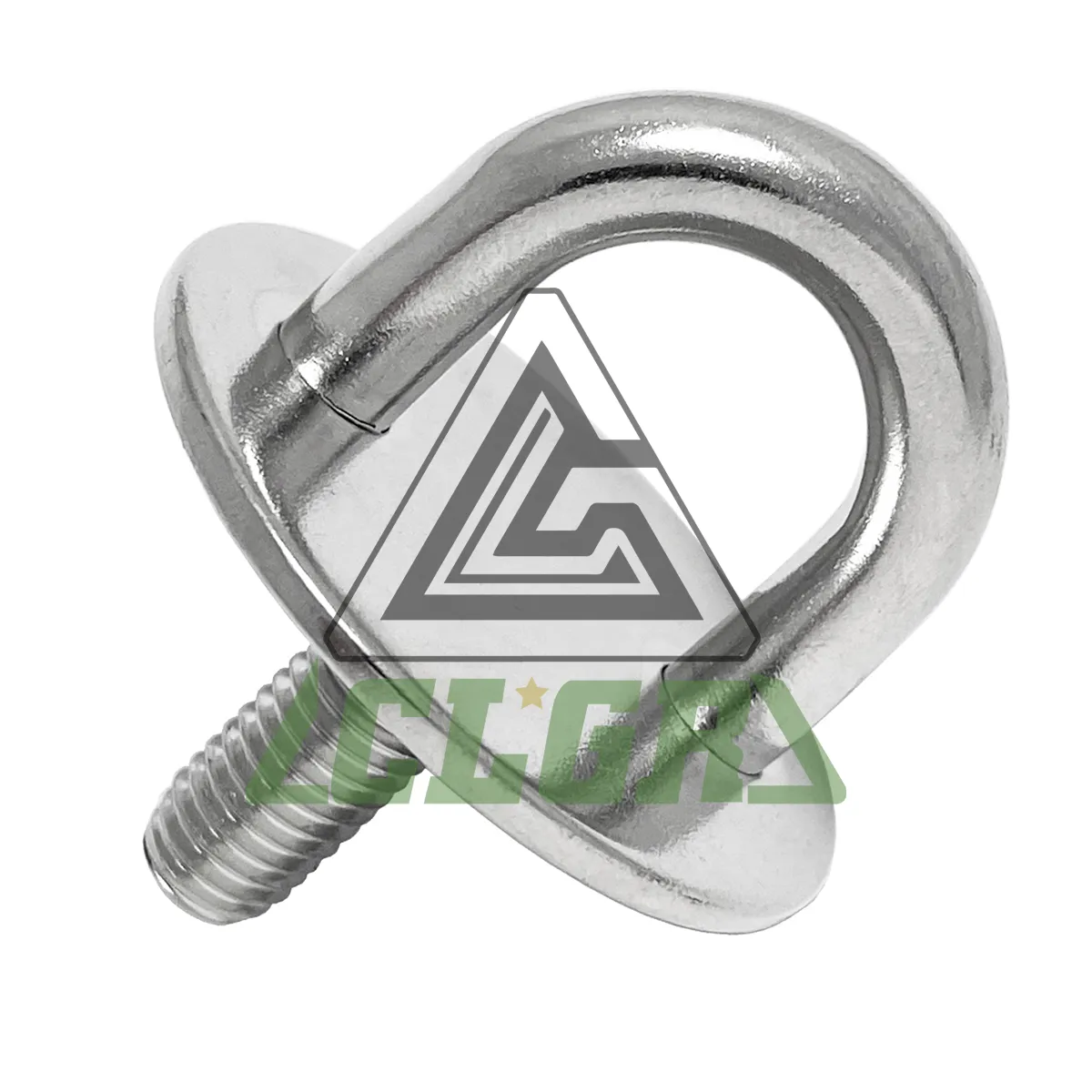CLGR® Stainless Steel Round Eye Plate with Threaded Stud