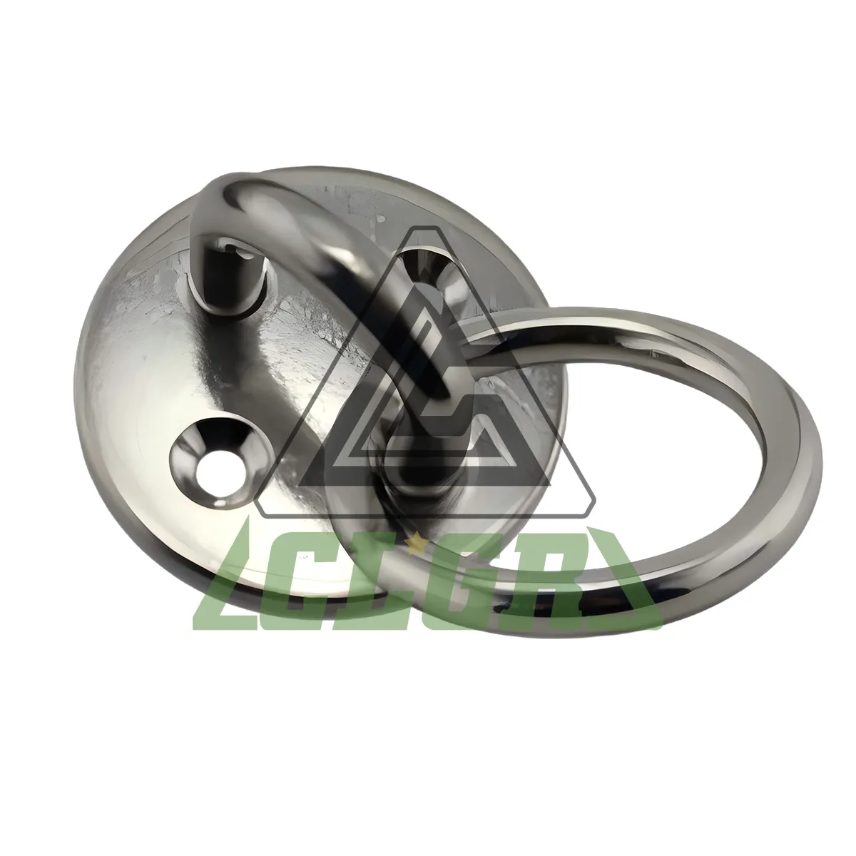 CLGR® Stainless Steel Round Pad Eye Plate with Ring