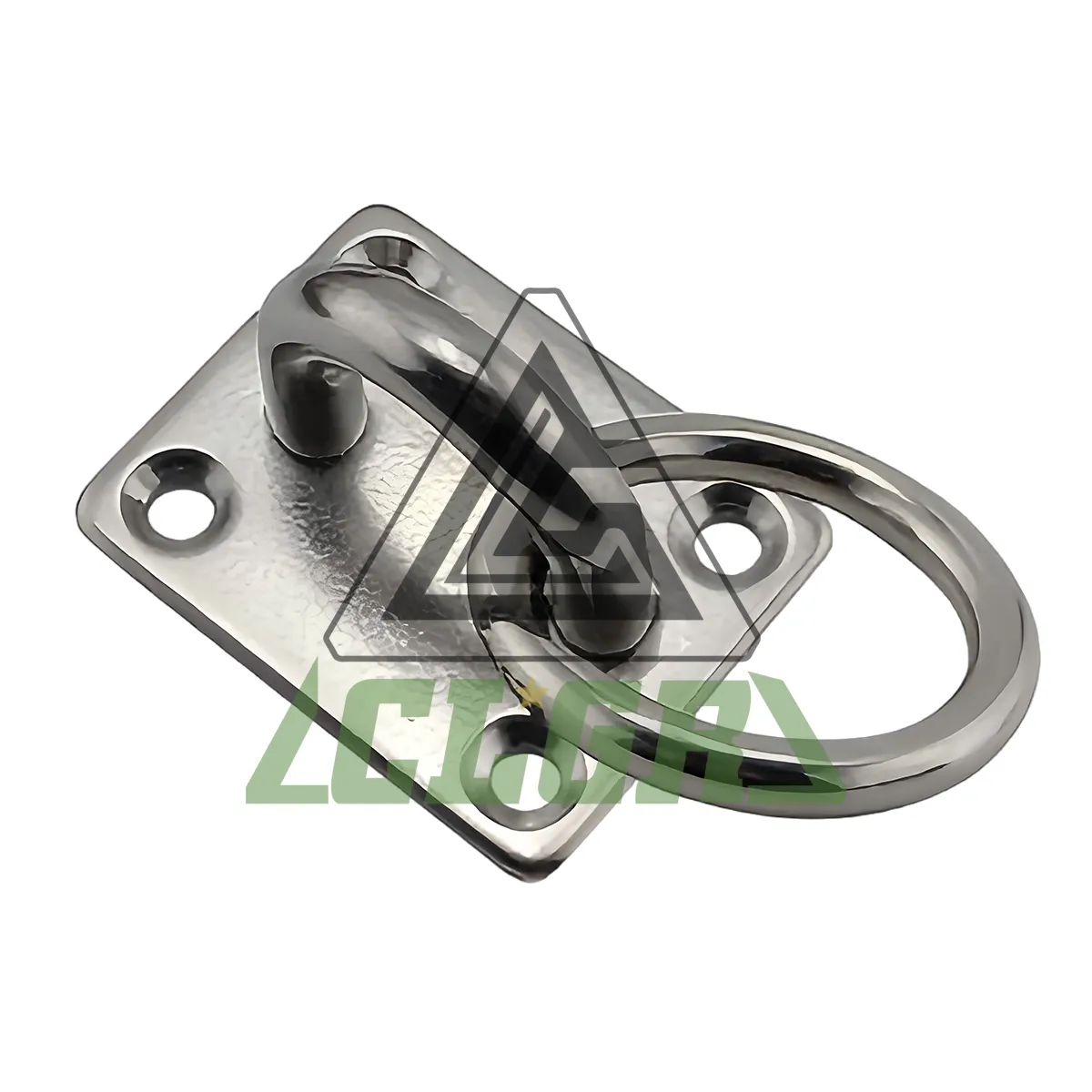 CLGR® Stainless Steel Square Pad Eye with Ring