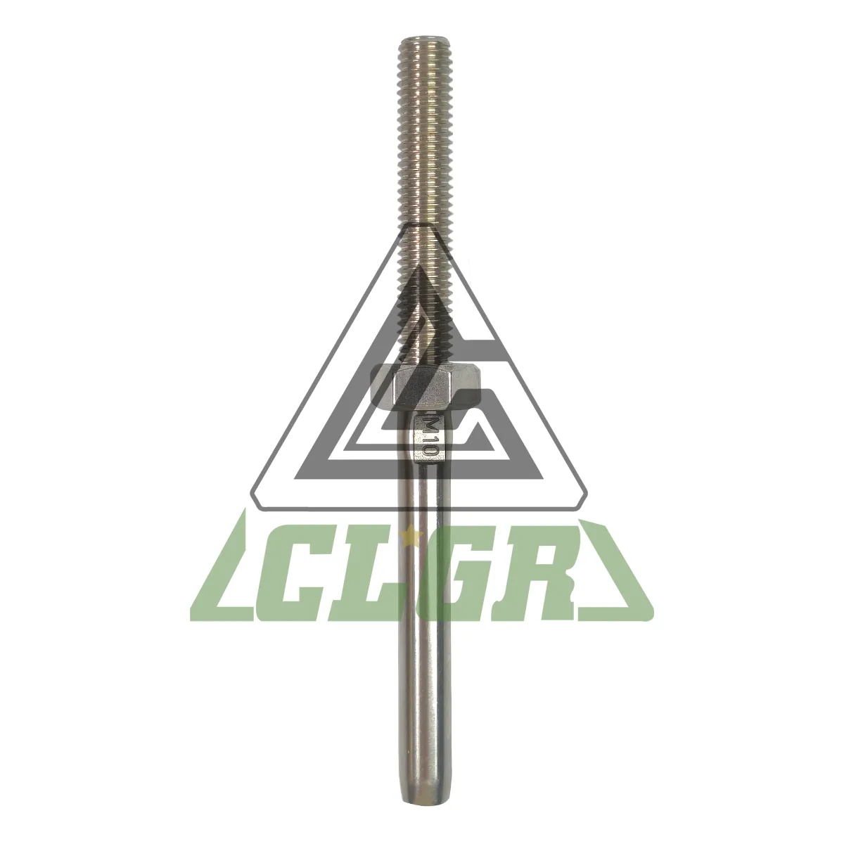 clgr stainless steel swage stud terminal 4mm front view