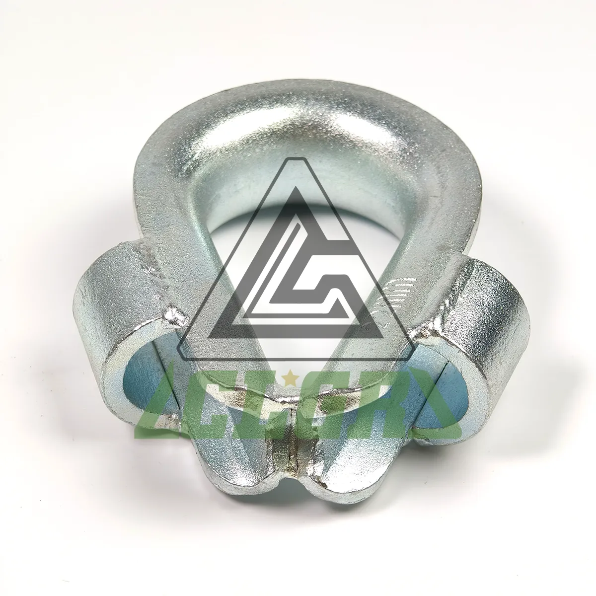 clgr® wire rope thimble with ear galvanized side