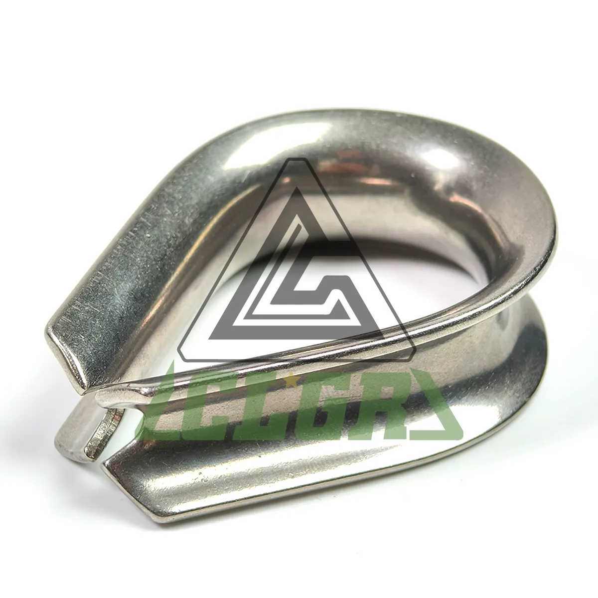 clgr® stainless steel wire rope thimble italy type side 1