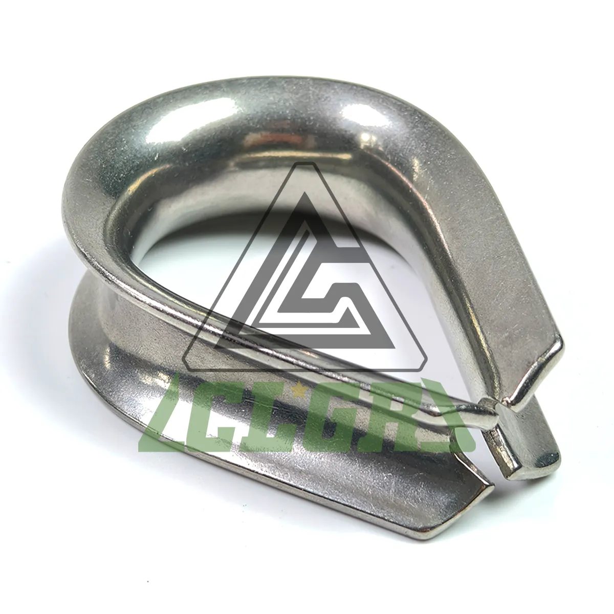 clgr® stainless steel wire rope thimble italy type side 2