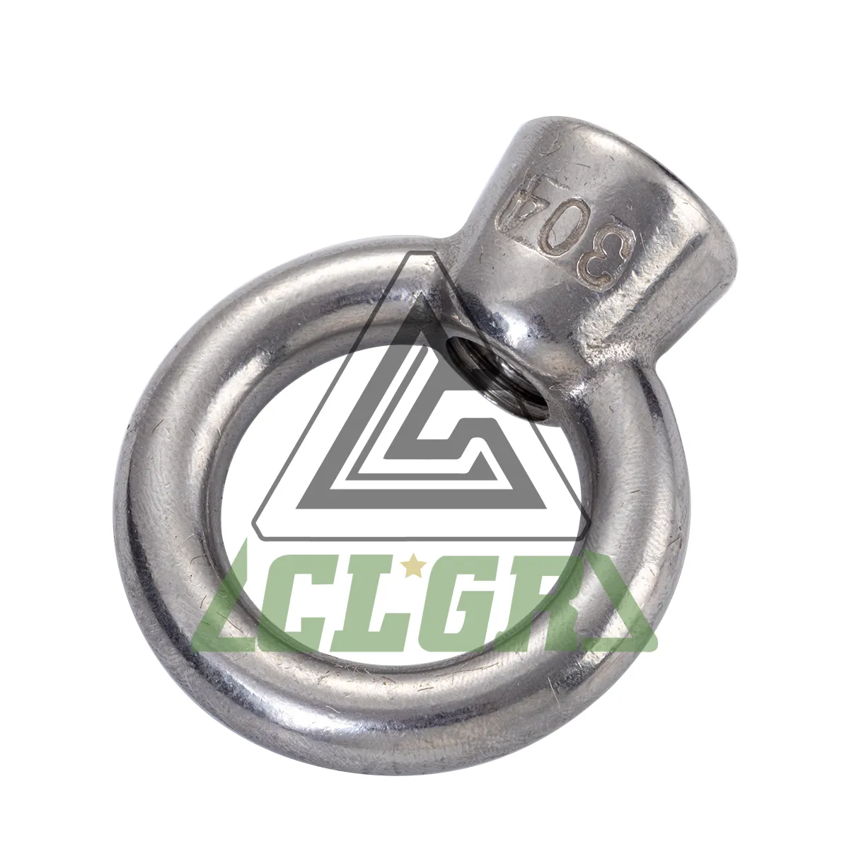 clgr® stainless steel lifting eye nut jis 1169 side